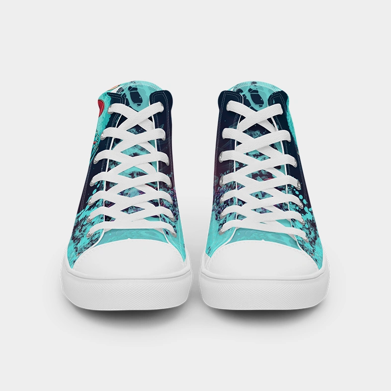Zombie | Canvas High-Top Sneaker | Damen