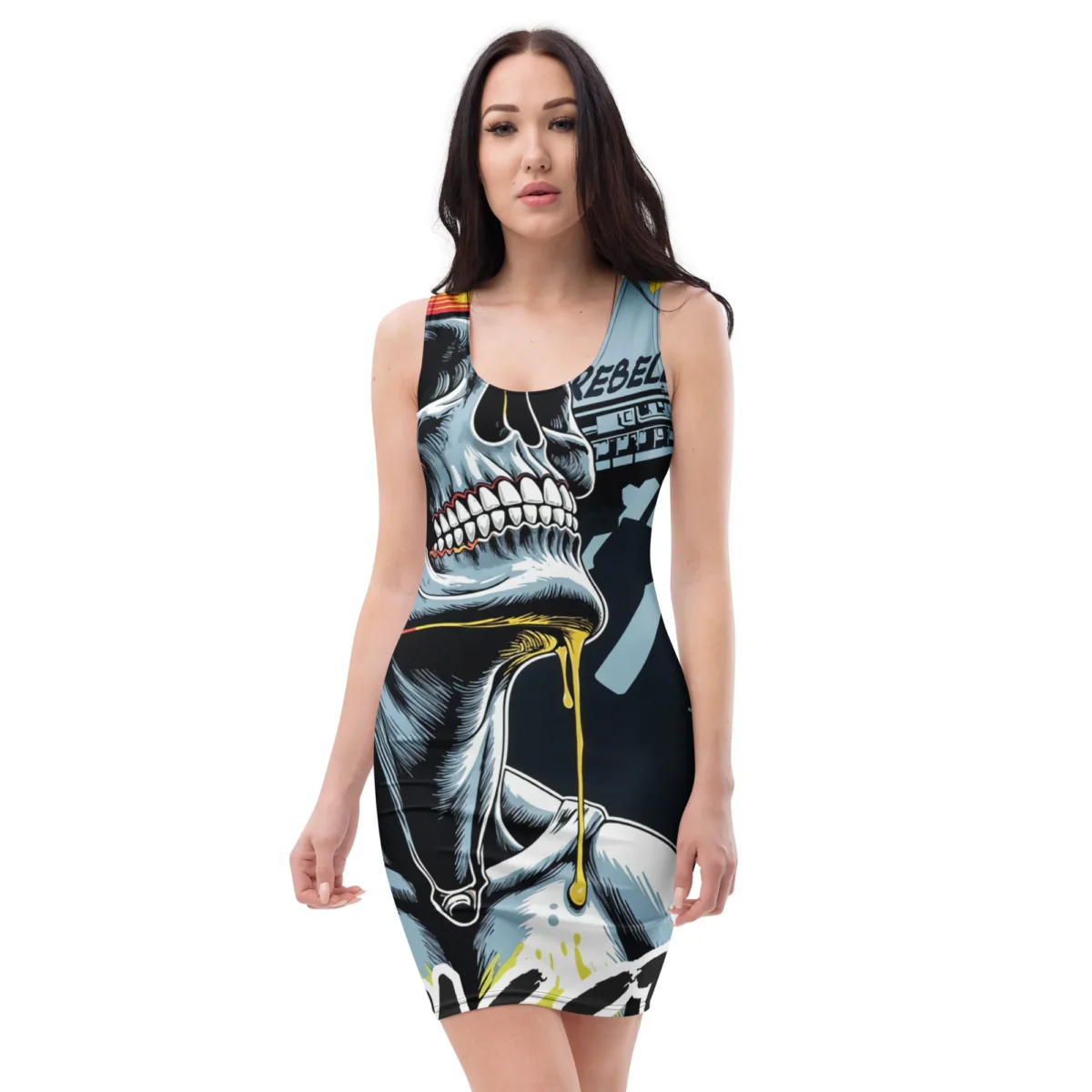 Kunst Unangepasst | Bodycon Kleid Damen