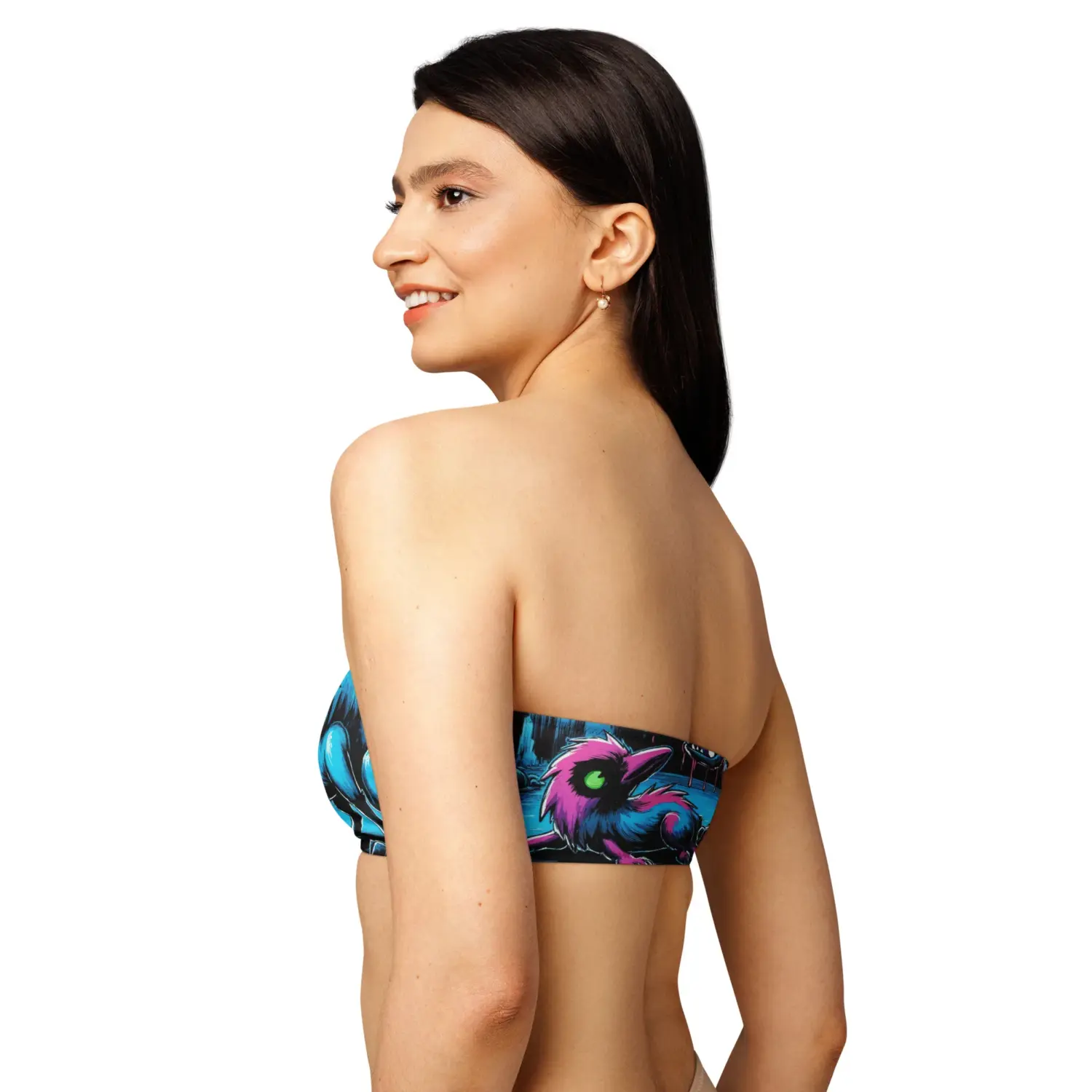 Neon Wolf | Bandeau-Bikini-Top
