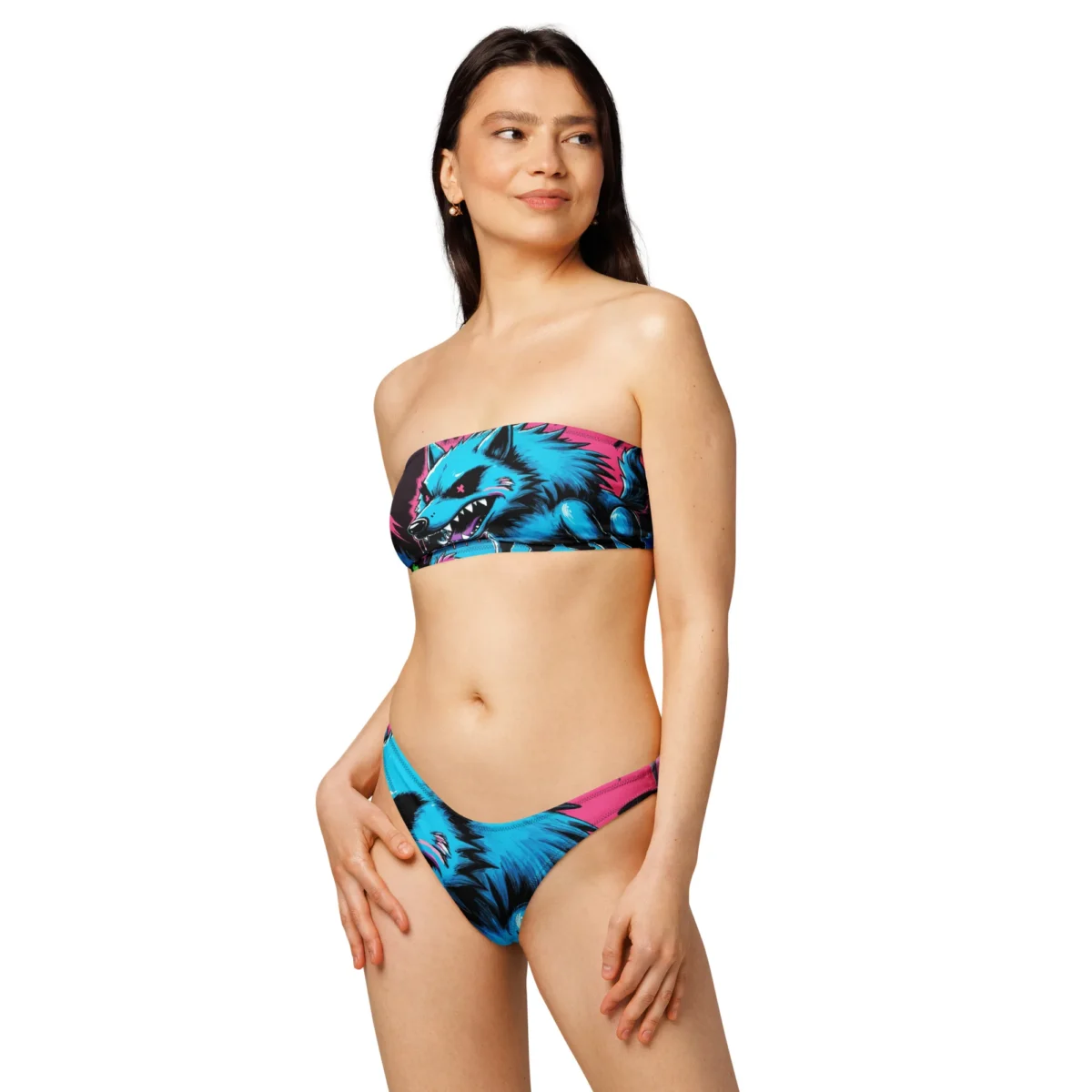 Neon Wolf  |  Bandeau-Bikini Damen