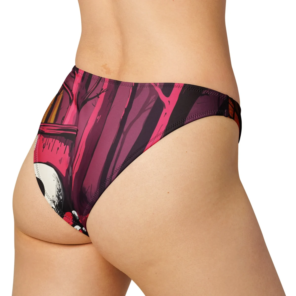Raven Horror Forest  | Bikinihose V-Schnitt