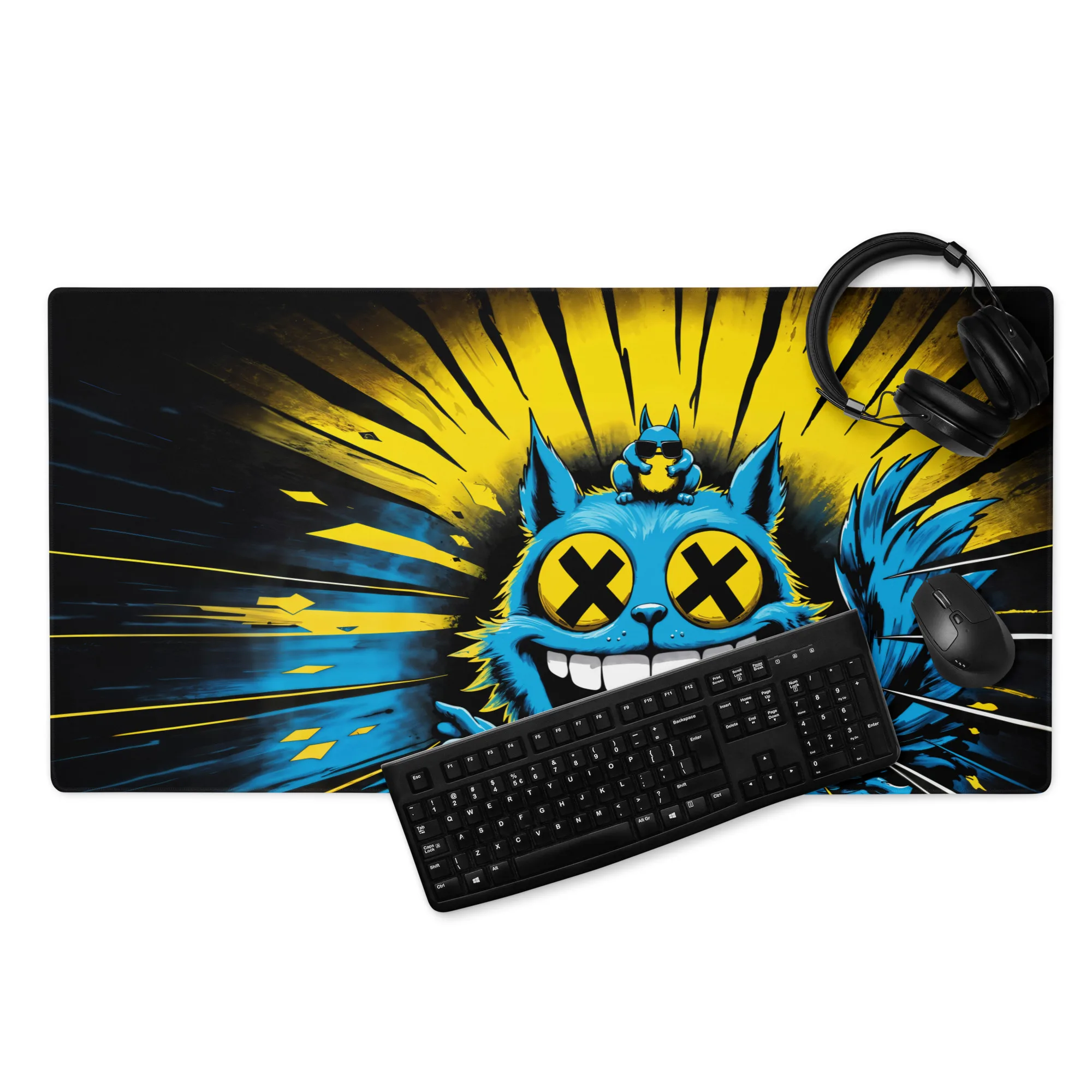 Crazy Cat | Gaming Mousepad XXL