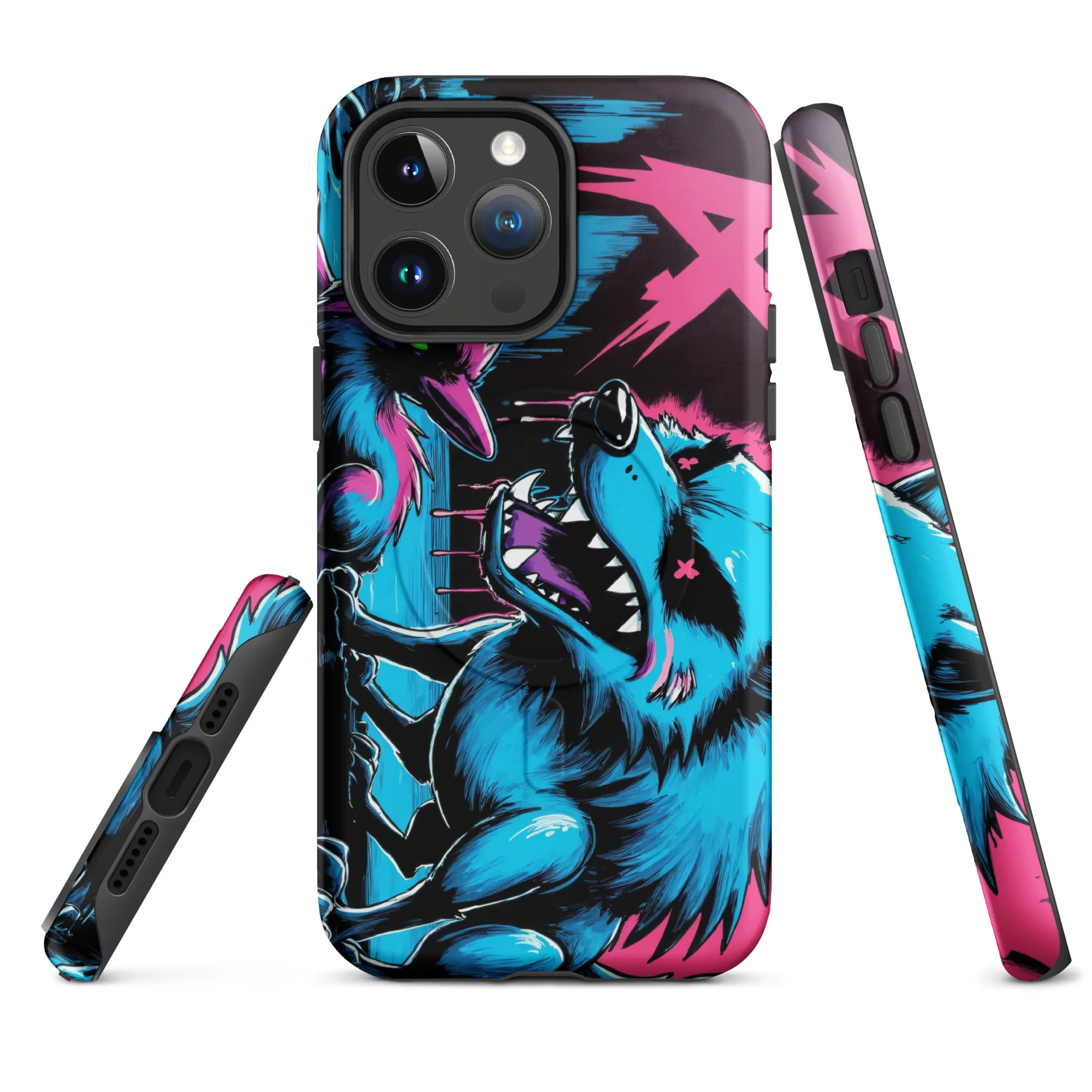 Neon Wolf | iPhone® Hülle mit MagSafe®