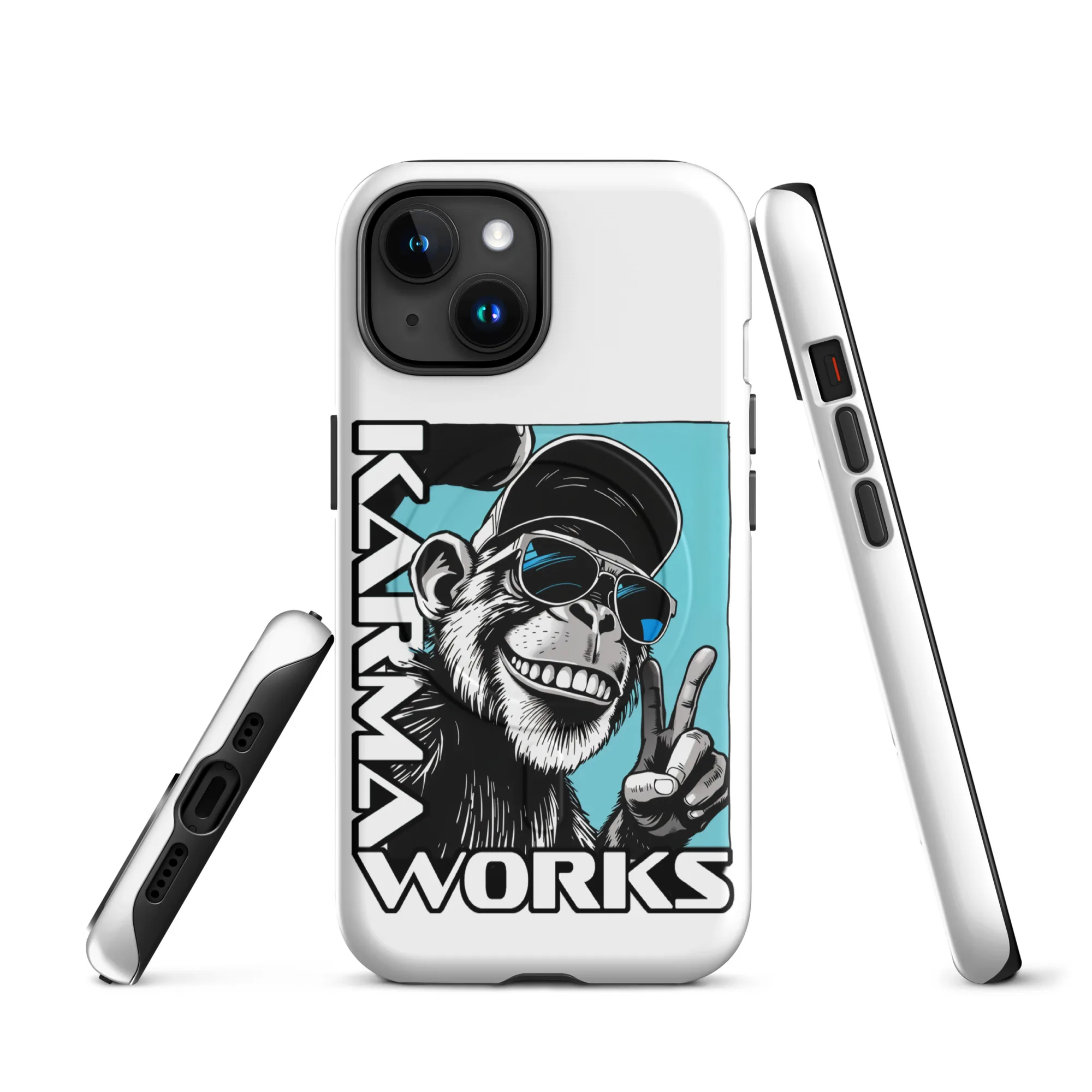 magsafe tough case for iphone matte iphone 15 front 68a45b3eb221b