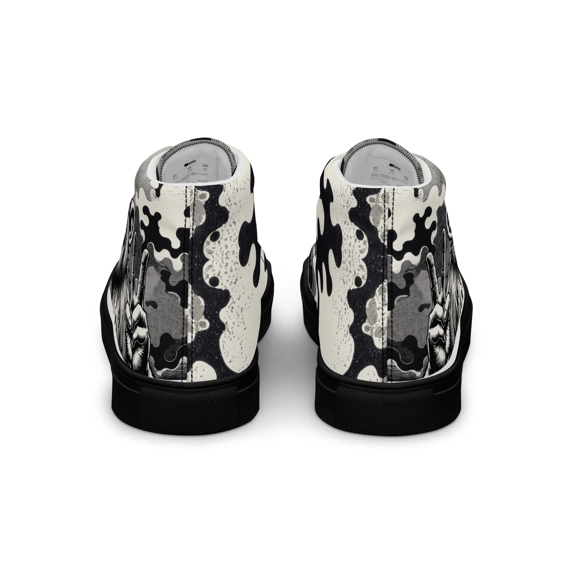 Monkey Camo | Canvas High-Top Sneaker Herren