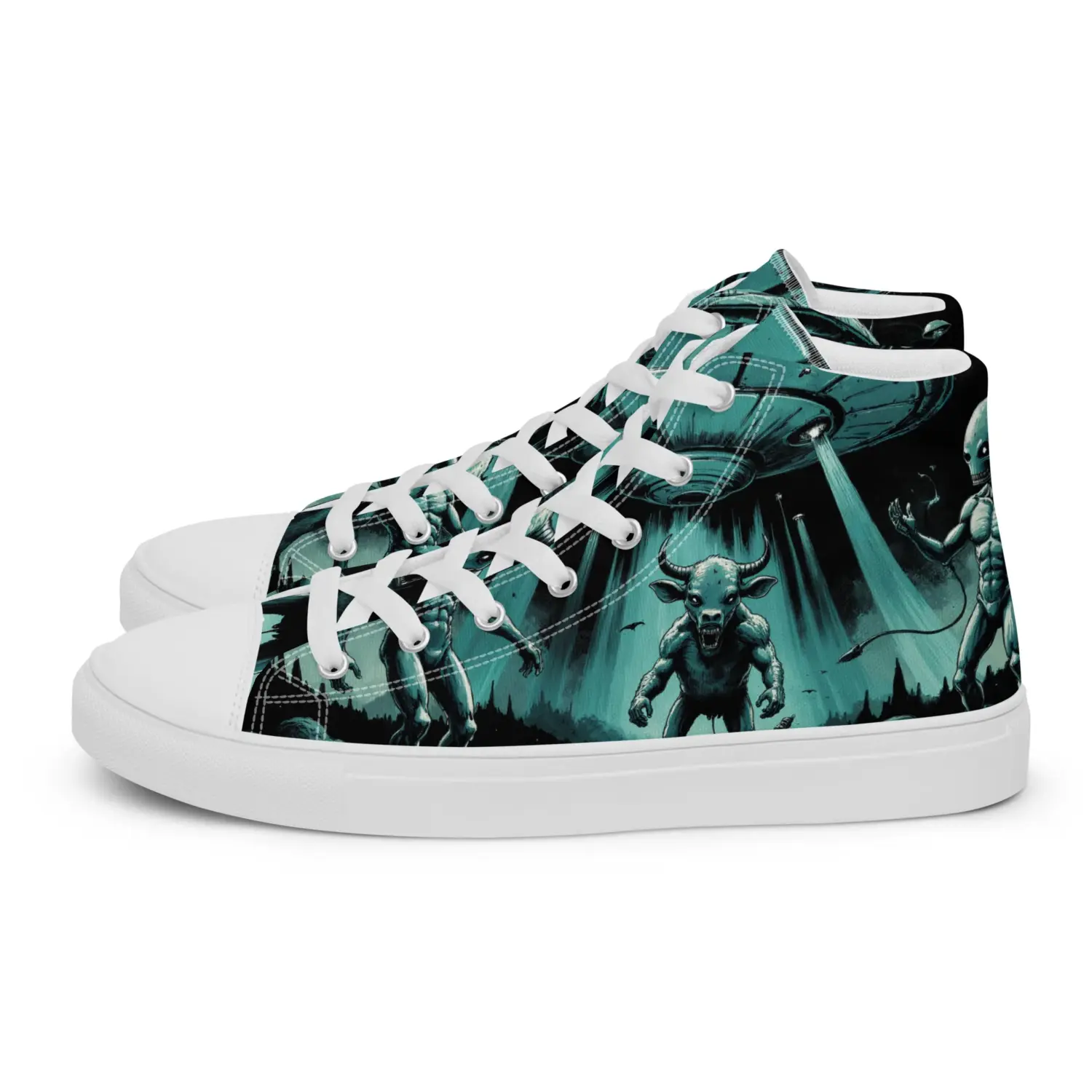 Alien Invasion | Canvas High-Top Sneaker Herren