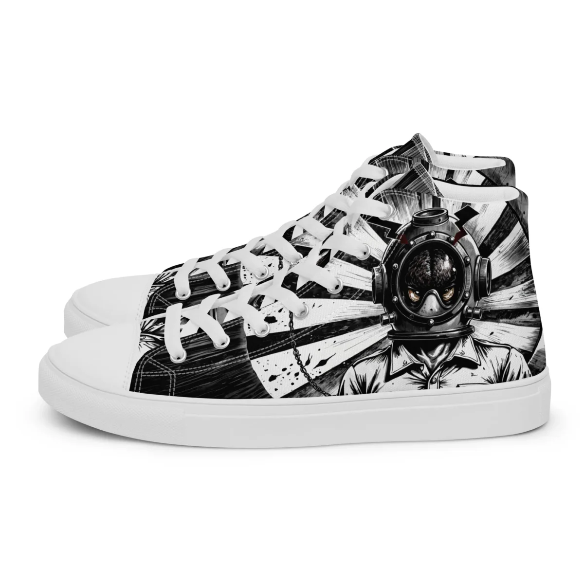Dark Astronaut | Canvas High-Top Sneaker Herren
