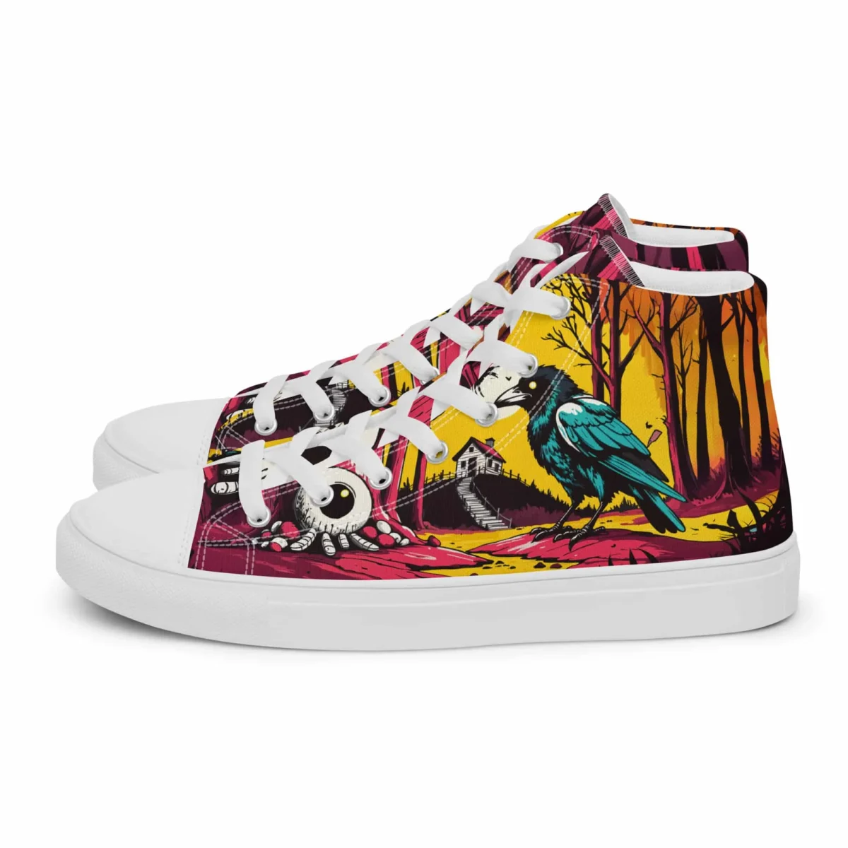 Raven Forest | Canvas High-Top Sneaker Herren
