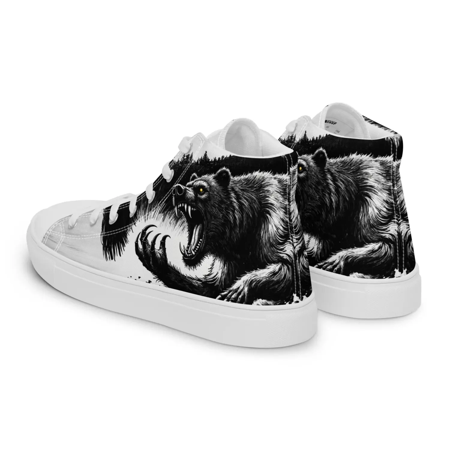 Wild Bear | Canvas High-Top Sneaker Herren