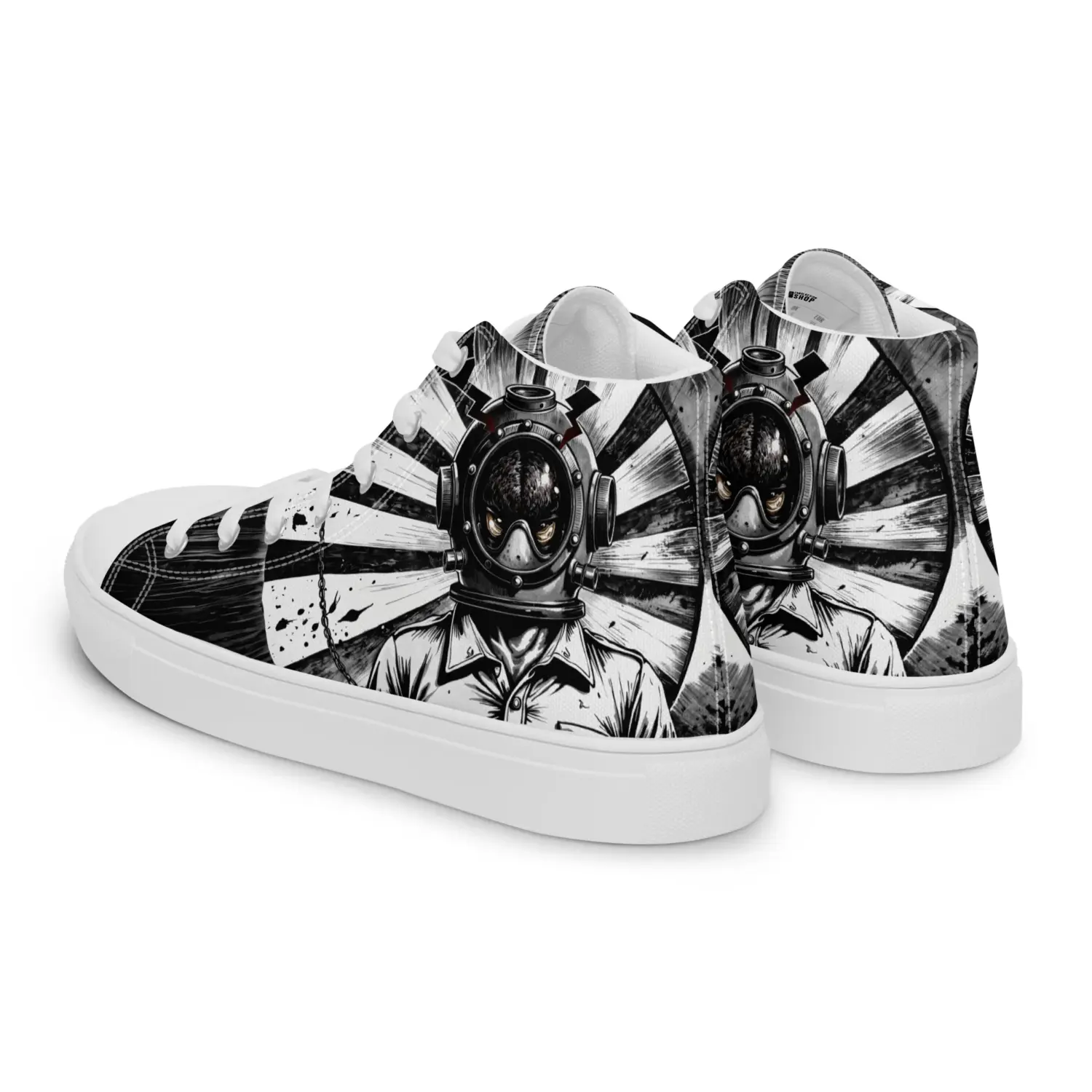 Dark Astronaut | Canvas High-Top Sneaker Herren