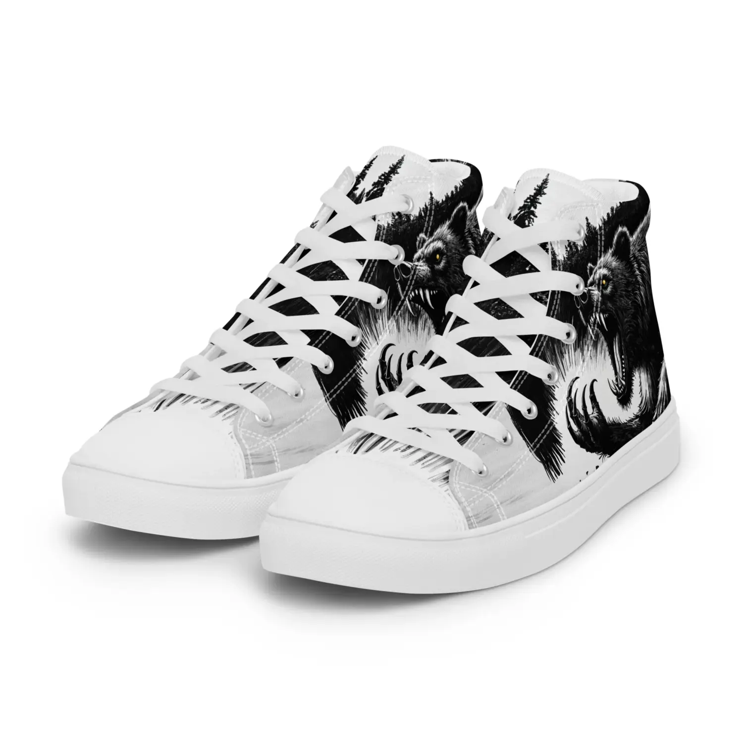 Wild Bear | Canvas High-Top Sneaker Herren