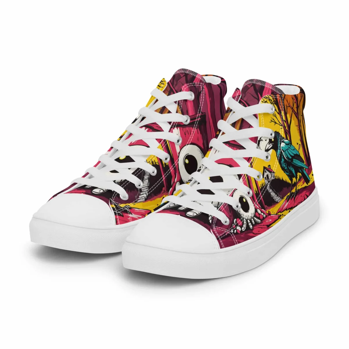 Raven Forest | Canvas High-Top Sneaker Herren