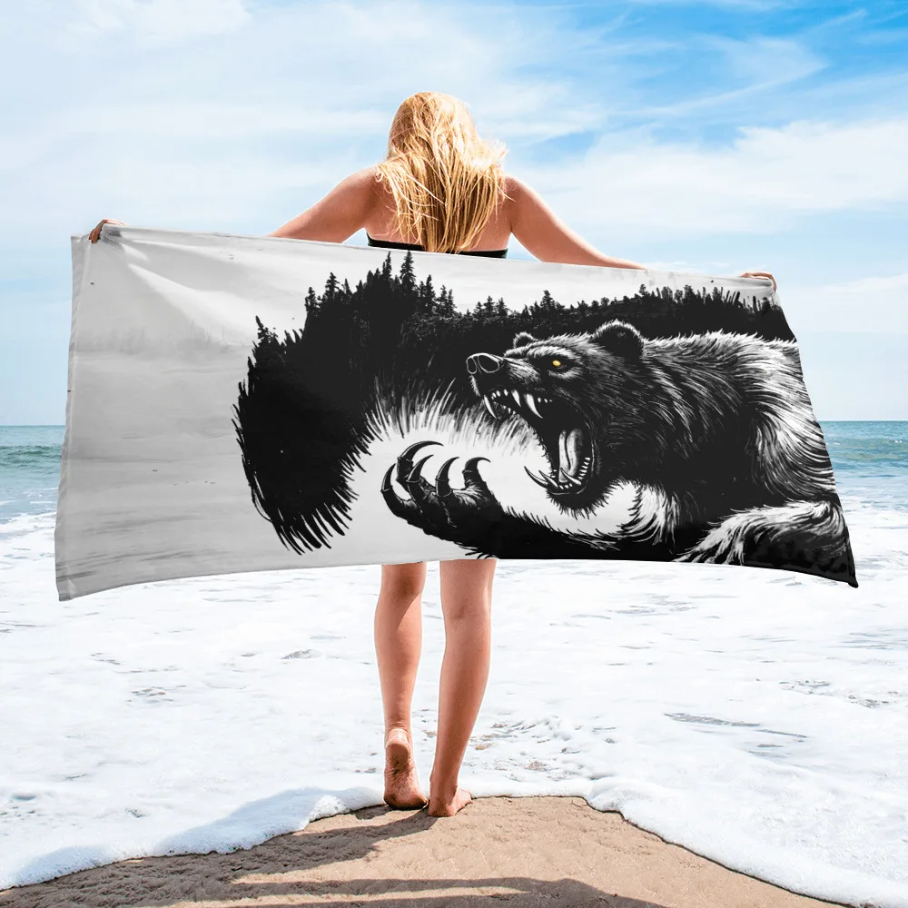 Wild Bear | Badehandtuch