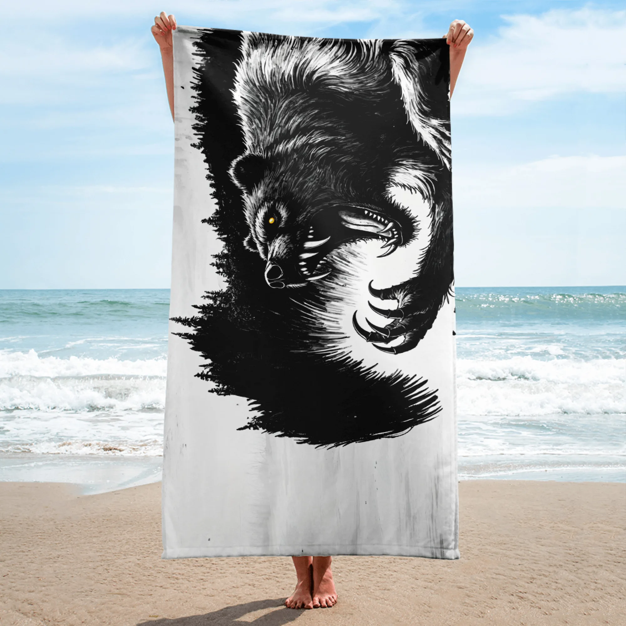 Wild Bear | Badehandtuch