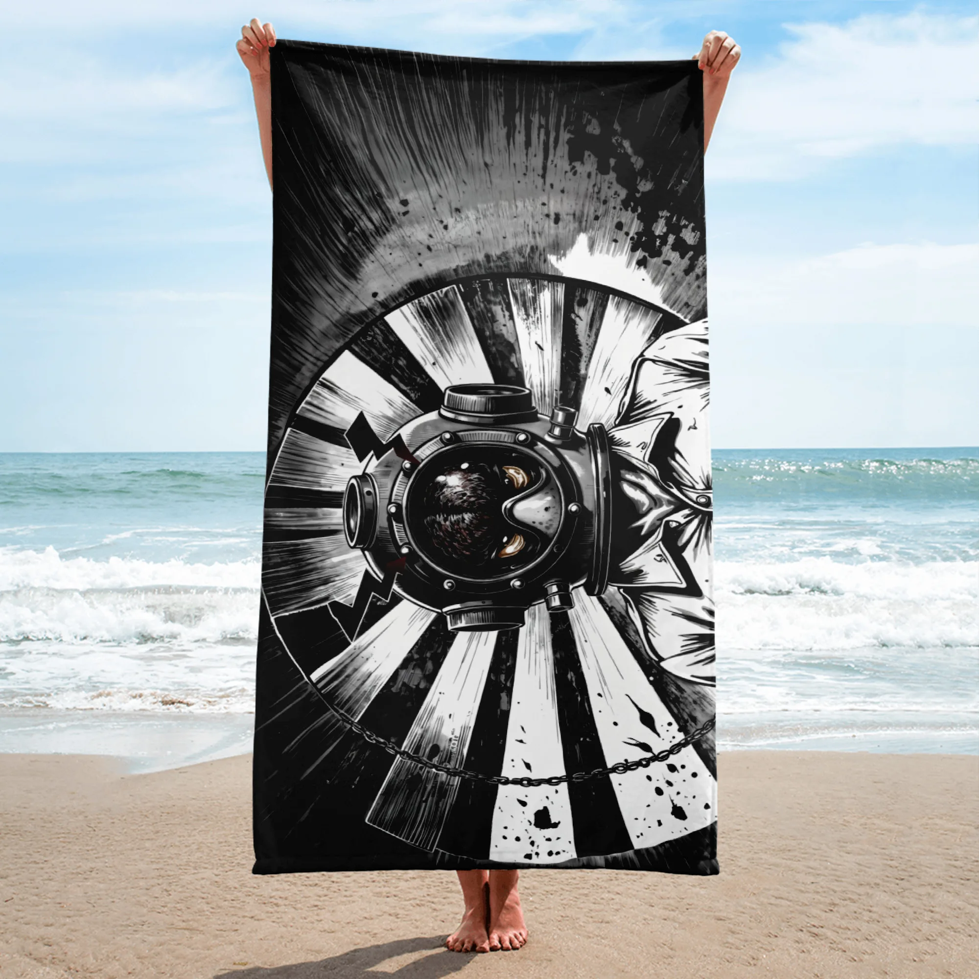 Dark Astronaut | Badehandtuch