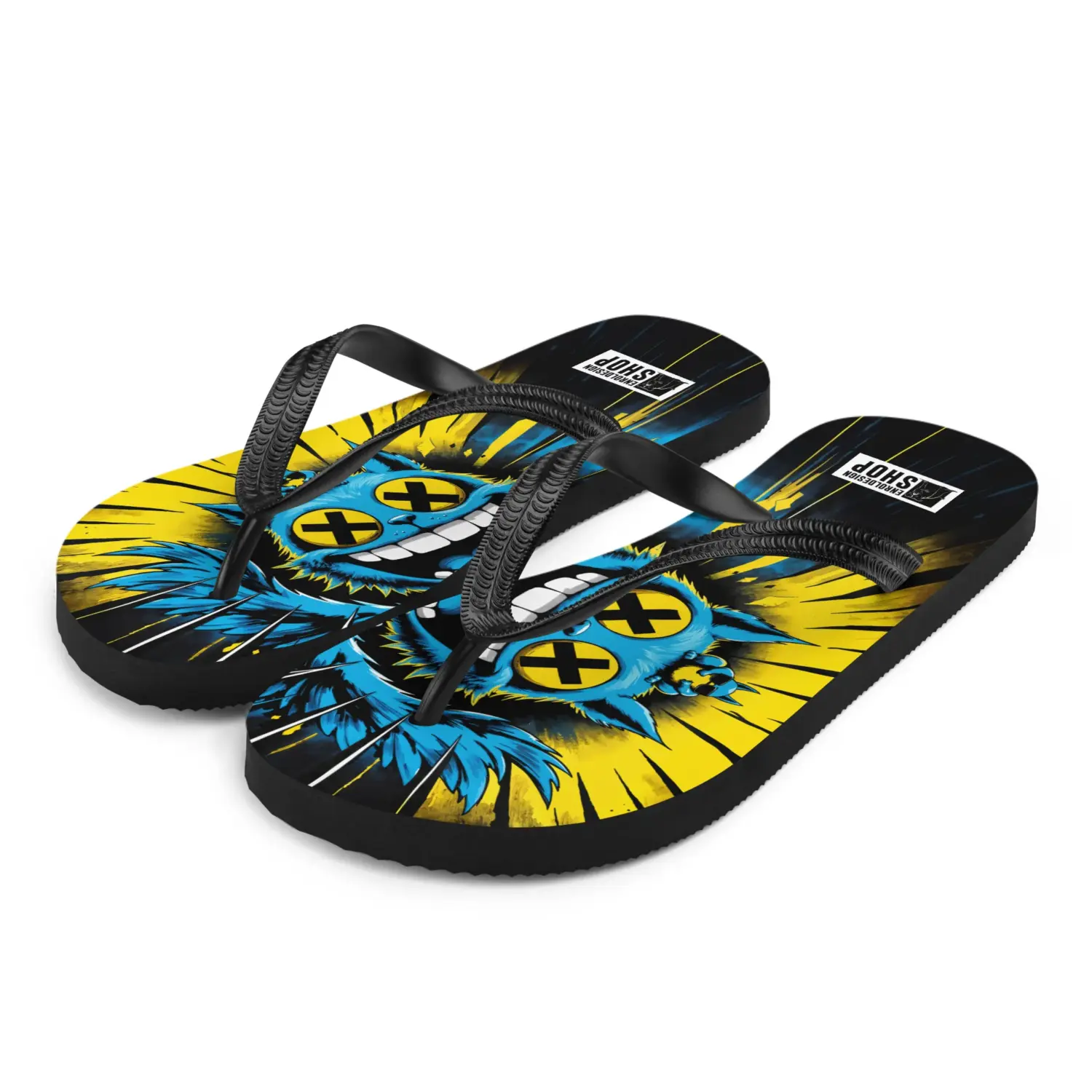 Crazy Cat |  Damen Flip-Flops