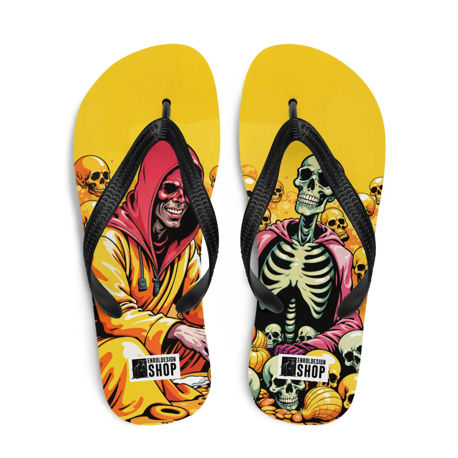 Skull Monks | Damen Flip-Flops