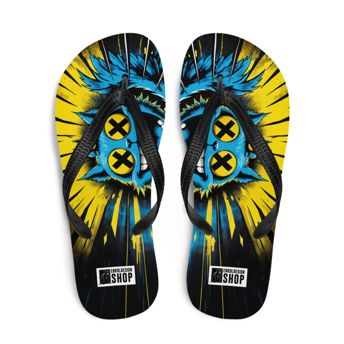 Crazy Cat |  Damen Flip-Flops