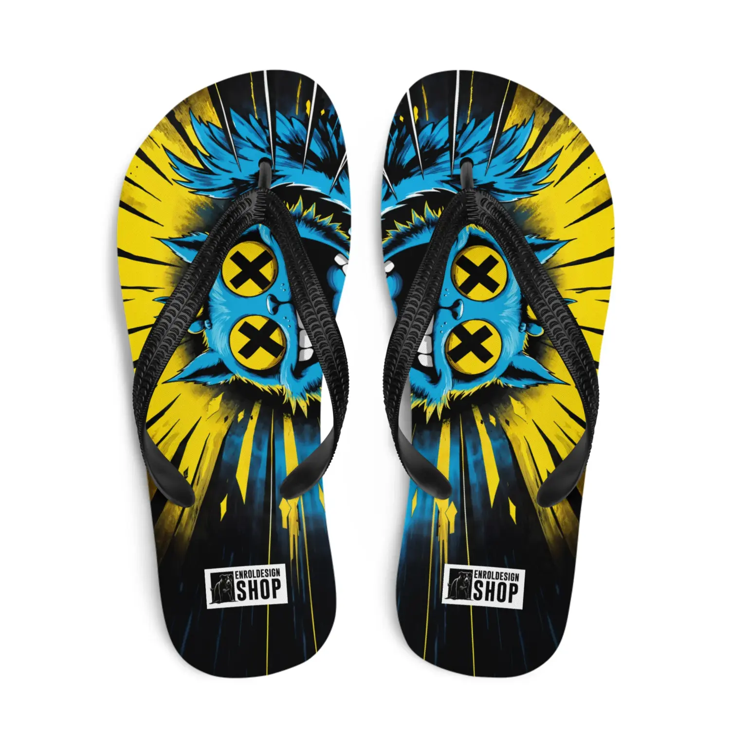 Crazy Cat |  Damen Flip-Flops