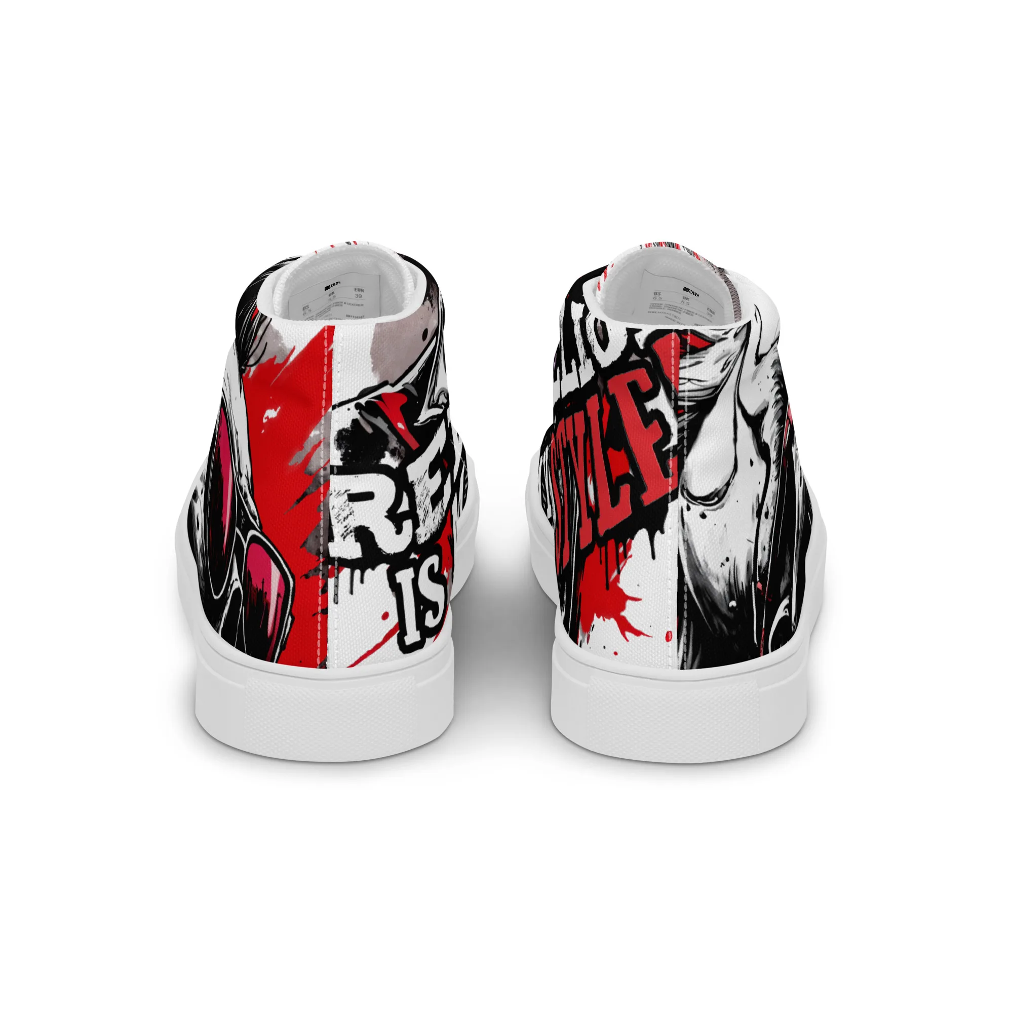 Rebellion | Canvas High-Top Sneaker Damen