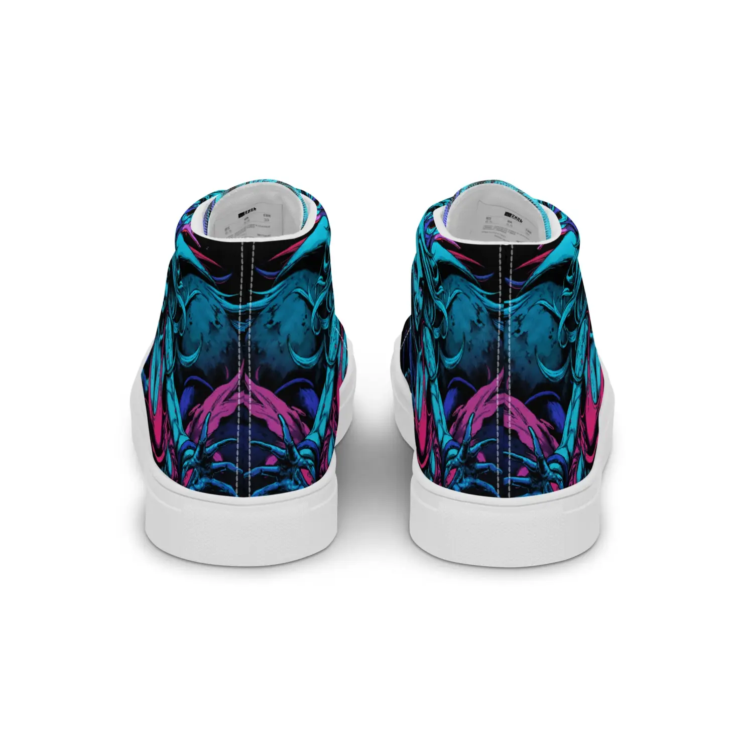 Neon Unicorn | Canvas High-Top Sneaker Damen