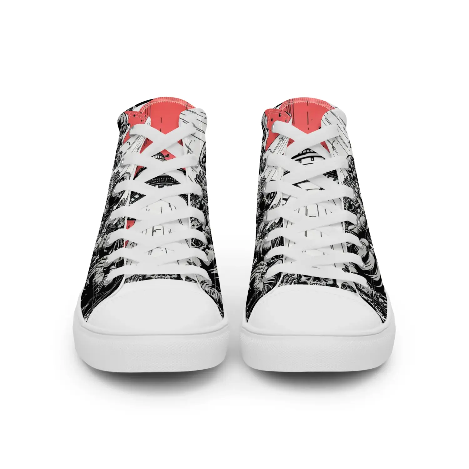 They Want Our Brains | Canvas High-Top Sneaker Damen