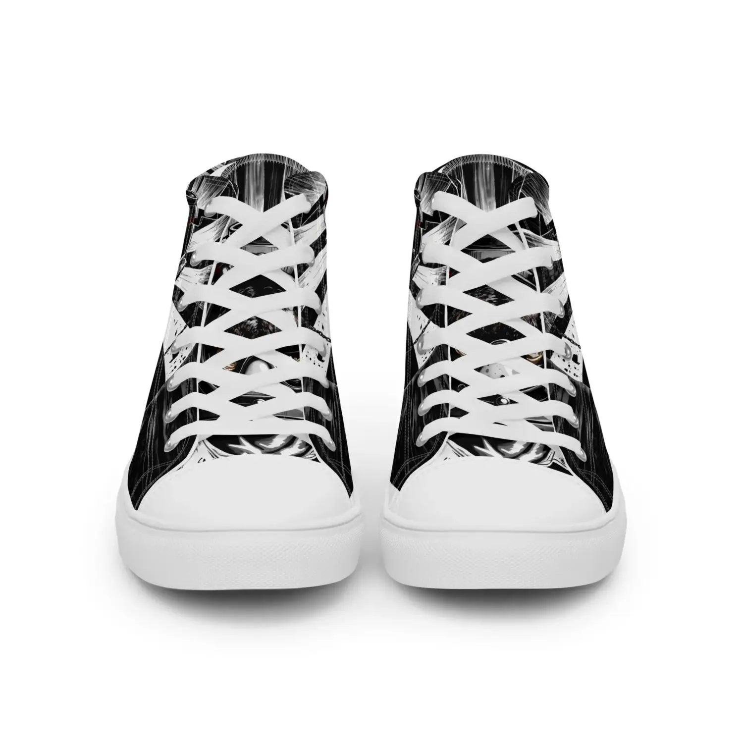 Dark Astronaut | Canvas High-Top Sneaker Damen