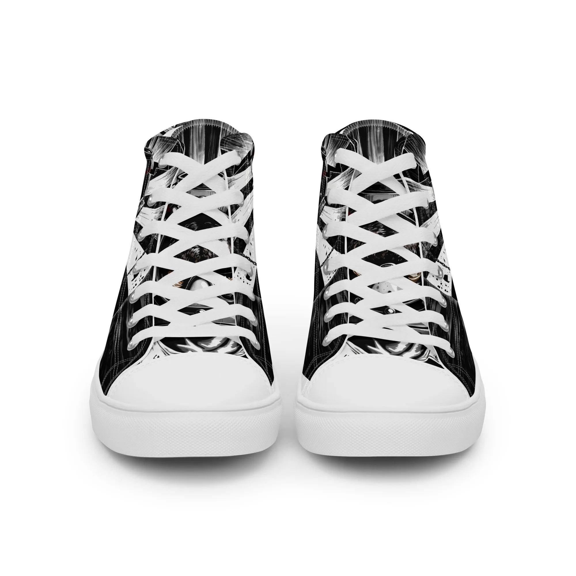 Dark Astronaut | Canvas High-Top Sneaker Damen