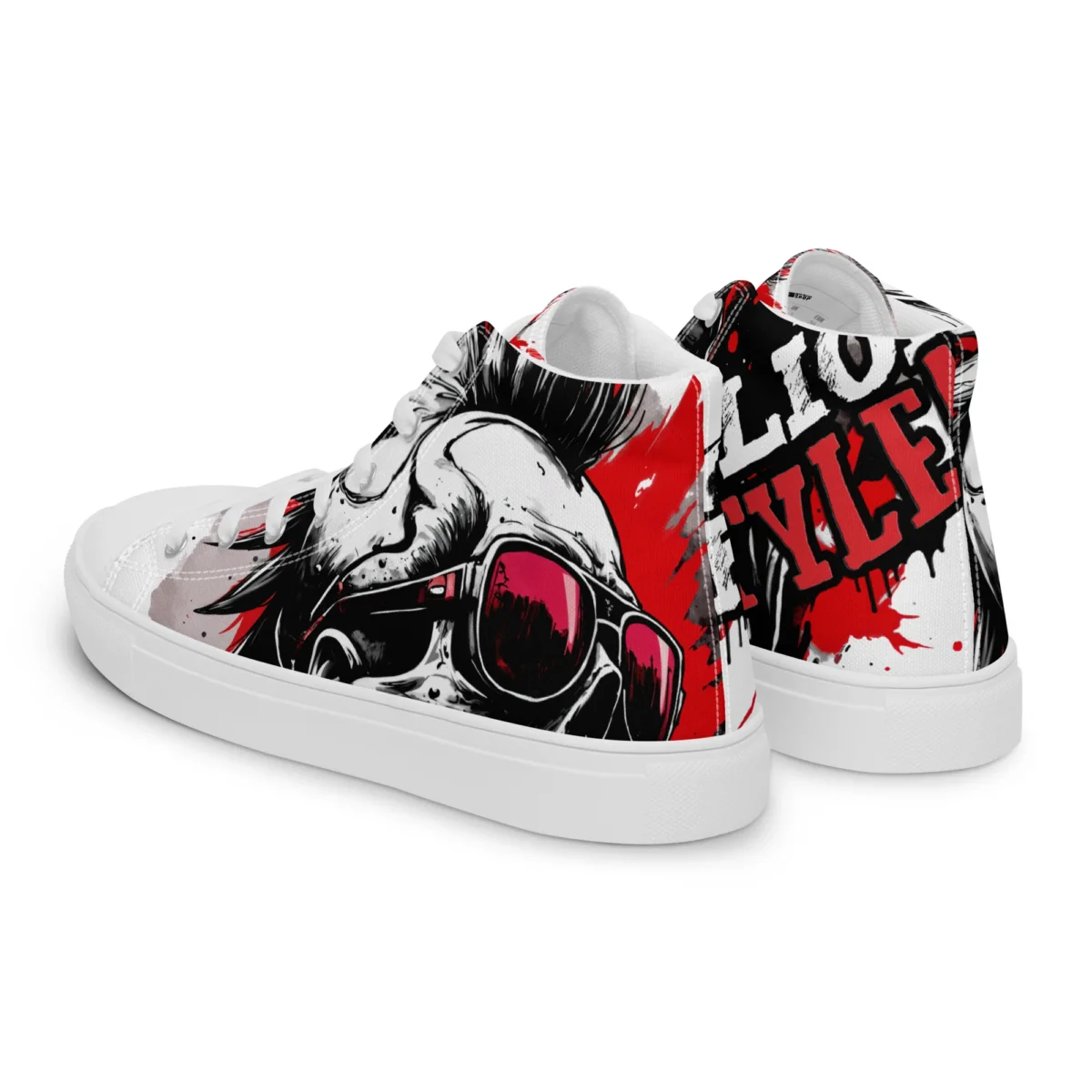 Rebellion | Canvas High-Top Sneaker Damen
