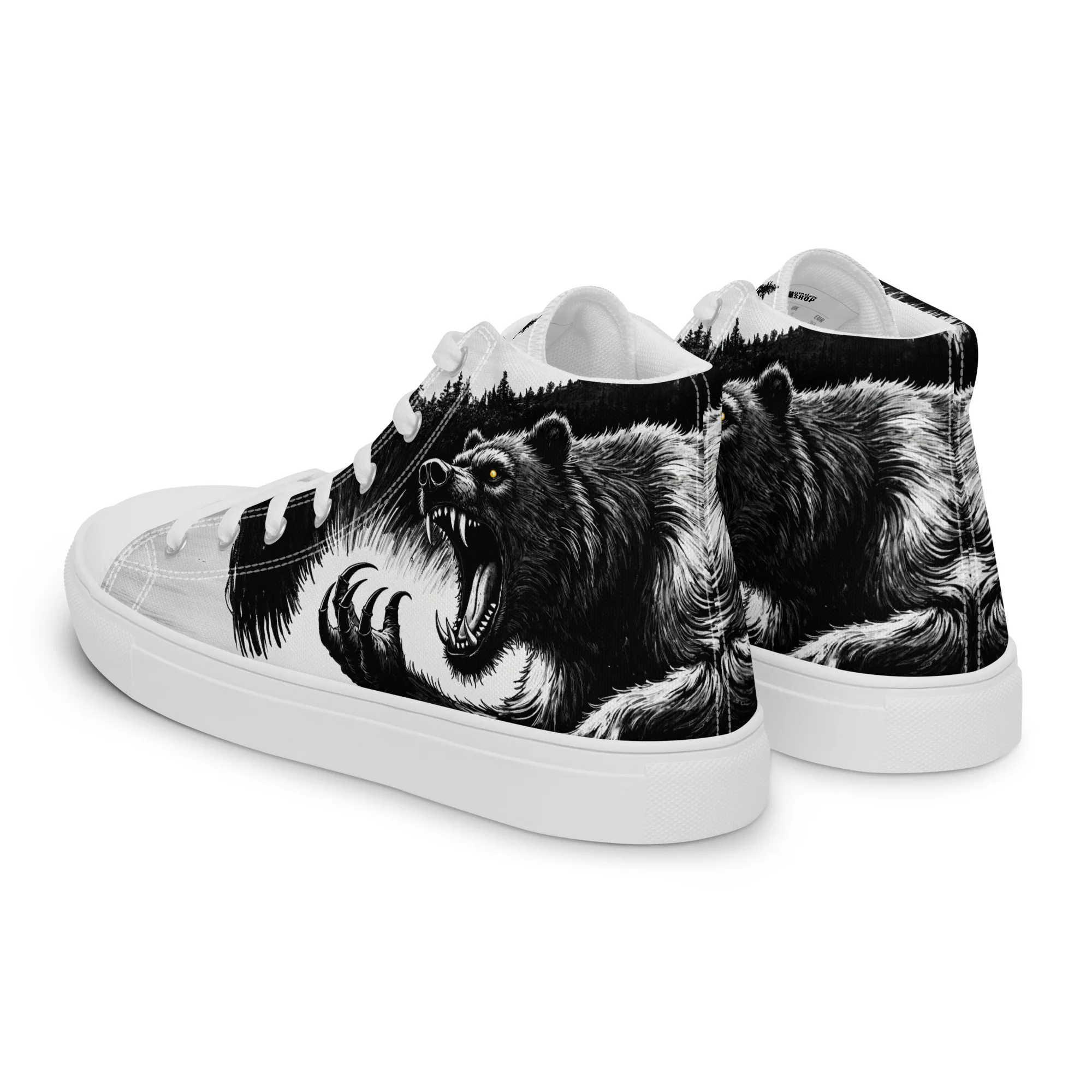 Wild Bear | Canvas High-Top Sneaker Damen