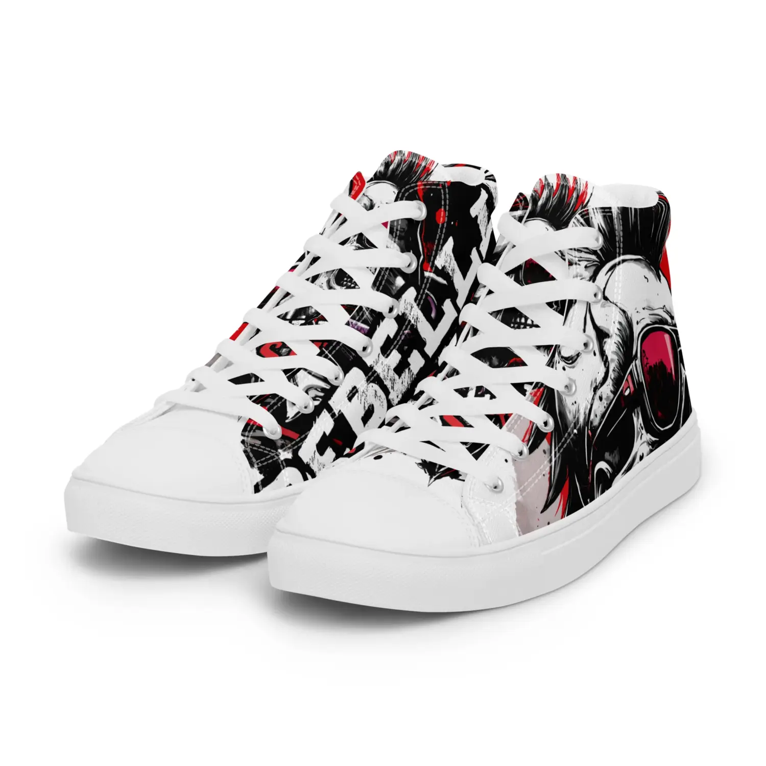 Rebellion | Canvas High-Top Sneaker Damen