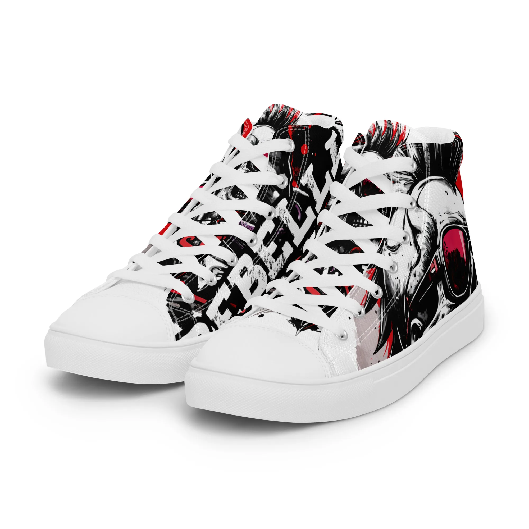 Rebellion | Canvas High-Top Sneaker Damen