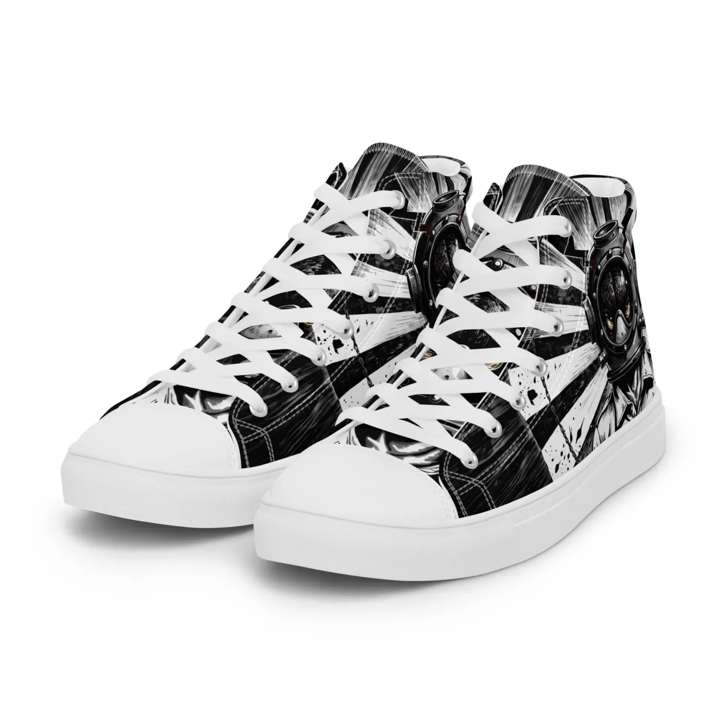 Dark Astronaut | Canvas High-Top Sneaker Damen