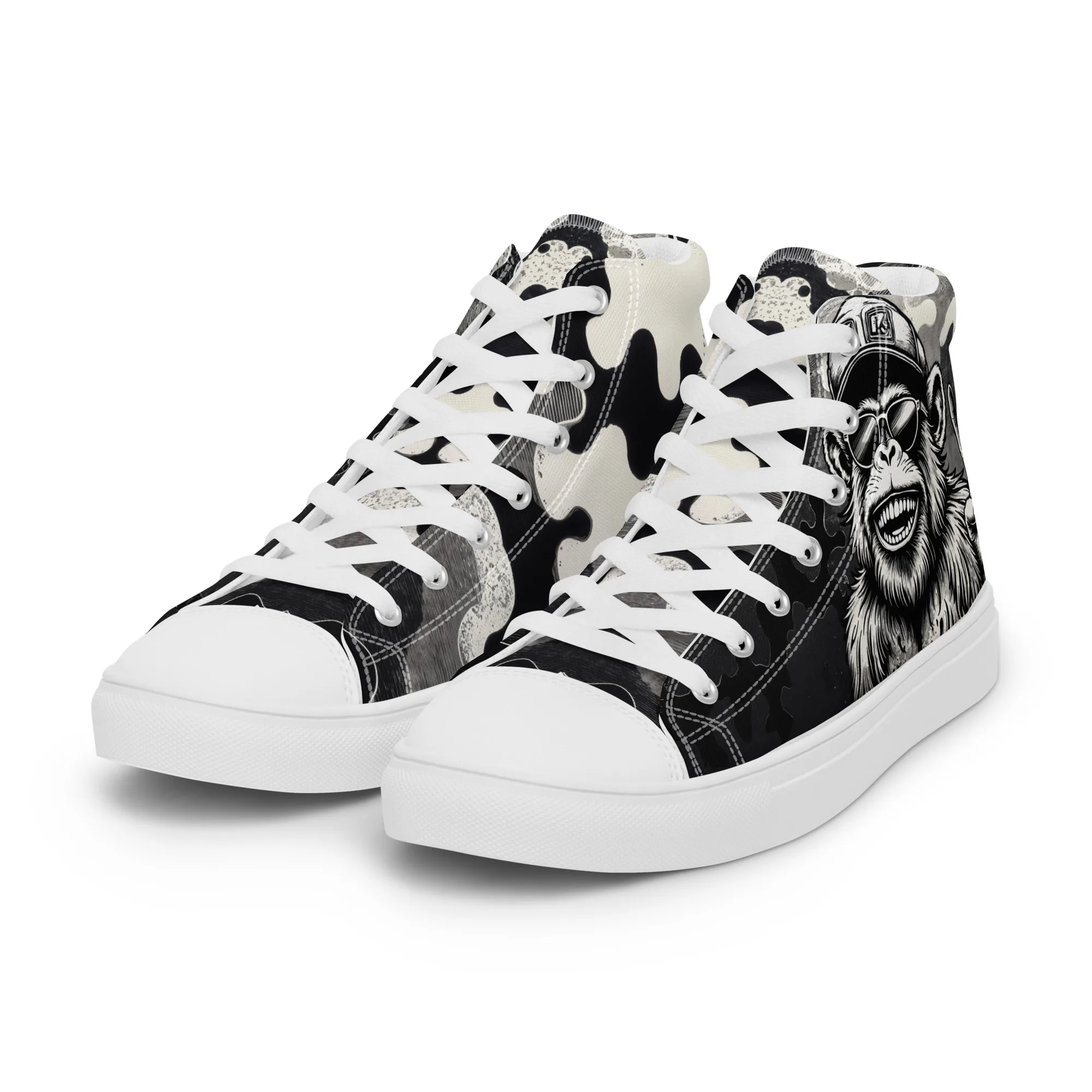 womens-high-top-canvas-shoes-white-left-front-68ac3e60cb2e5.jpg EnrolDesign High-Top-Canvas-Shoes Camoflage