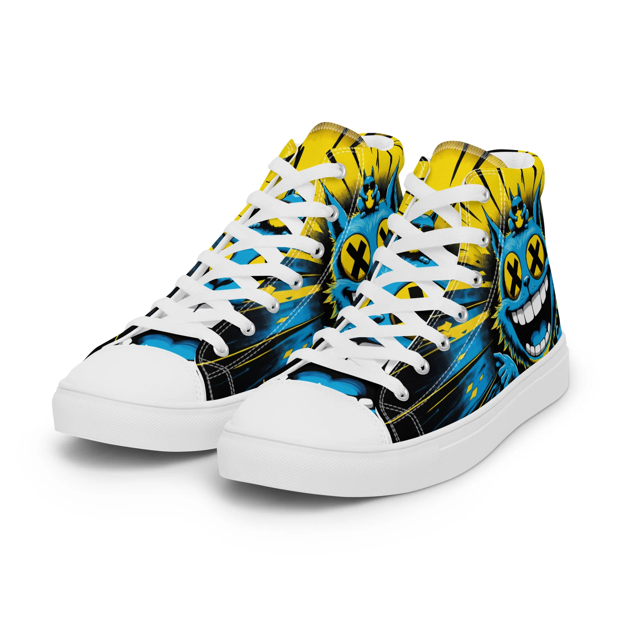 Crazy Cat | Canvas High-Top Sneaker Damen