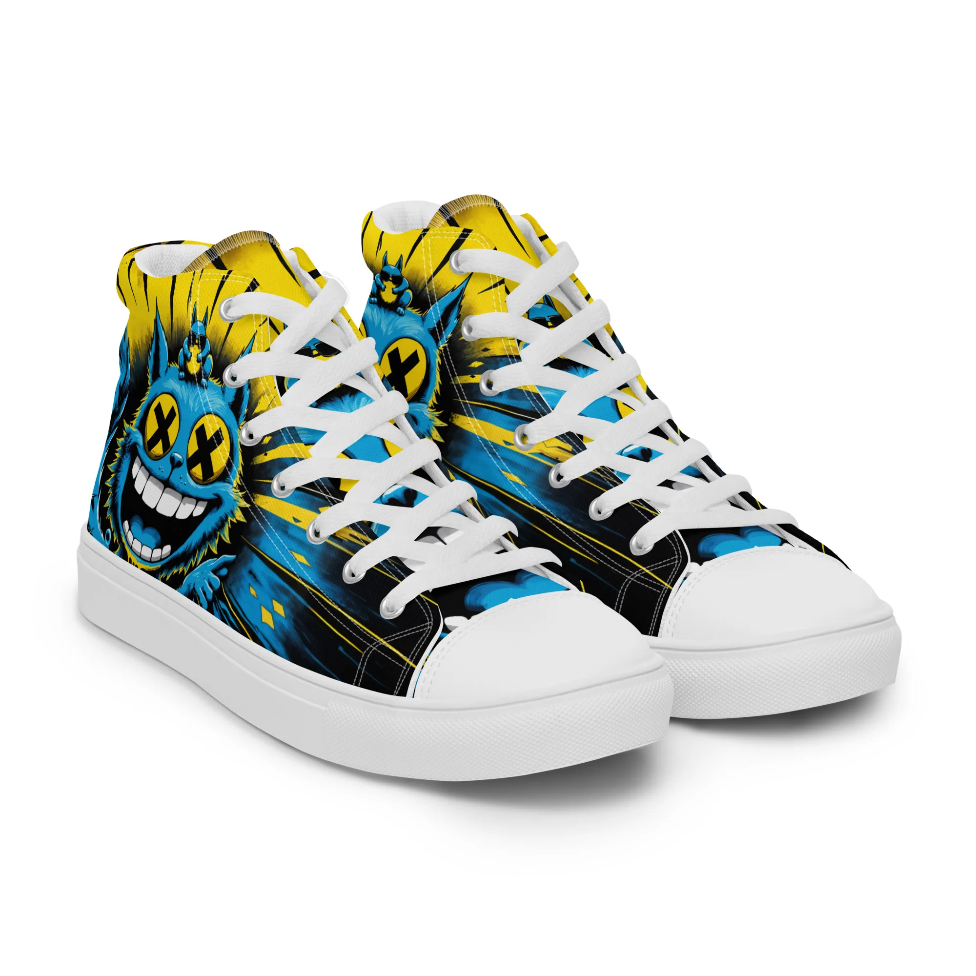 Crazy Cat | Canvas High-Top Sneaker Damen
