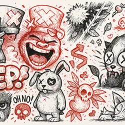 EnrolDesign_Motive_Cartoon Skull