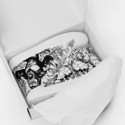 Gorilla_EnrolDesign_Sneaker_08 Gorilla_EnrolDesign_Sneaker_01 weiß Gorilla Design