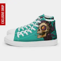 Skull Psychedelic_EnrolDesign_Sneaker_01 Skull Psychedelic_EnrolDesign_Sneaker_01_Sneaker mit Totenkopf