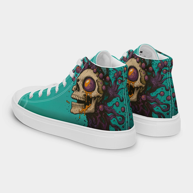Skull Psychedelic_EnrolDesign_Sneaker_06 Skull Psychedelic_EnrolDesign_Sneaker_01_Sneaker mit Totenkopf