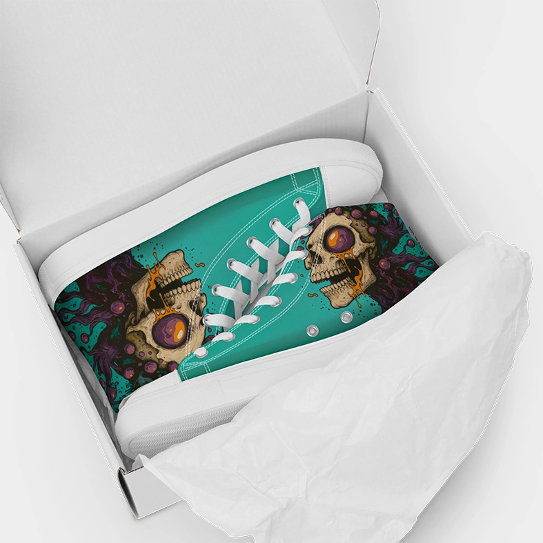 Skull Psychedelic_EnrolDesign_Sneaker_08 Skull Psychedelic_EnrolDesign_Sneaker_01_Sneaker mit Totenkopf
