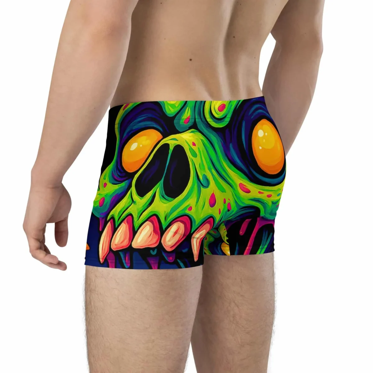 Psychedelic Skull | Herren Boxer-Briefs