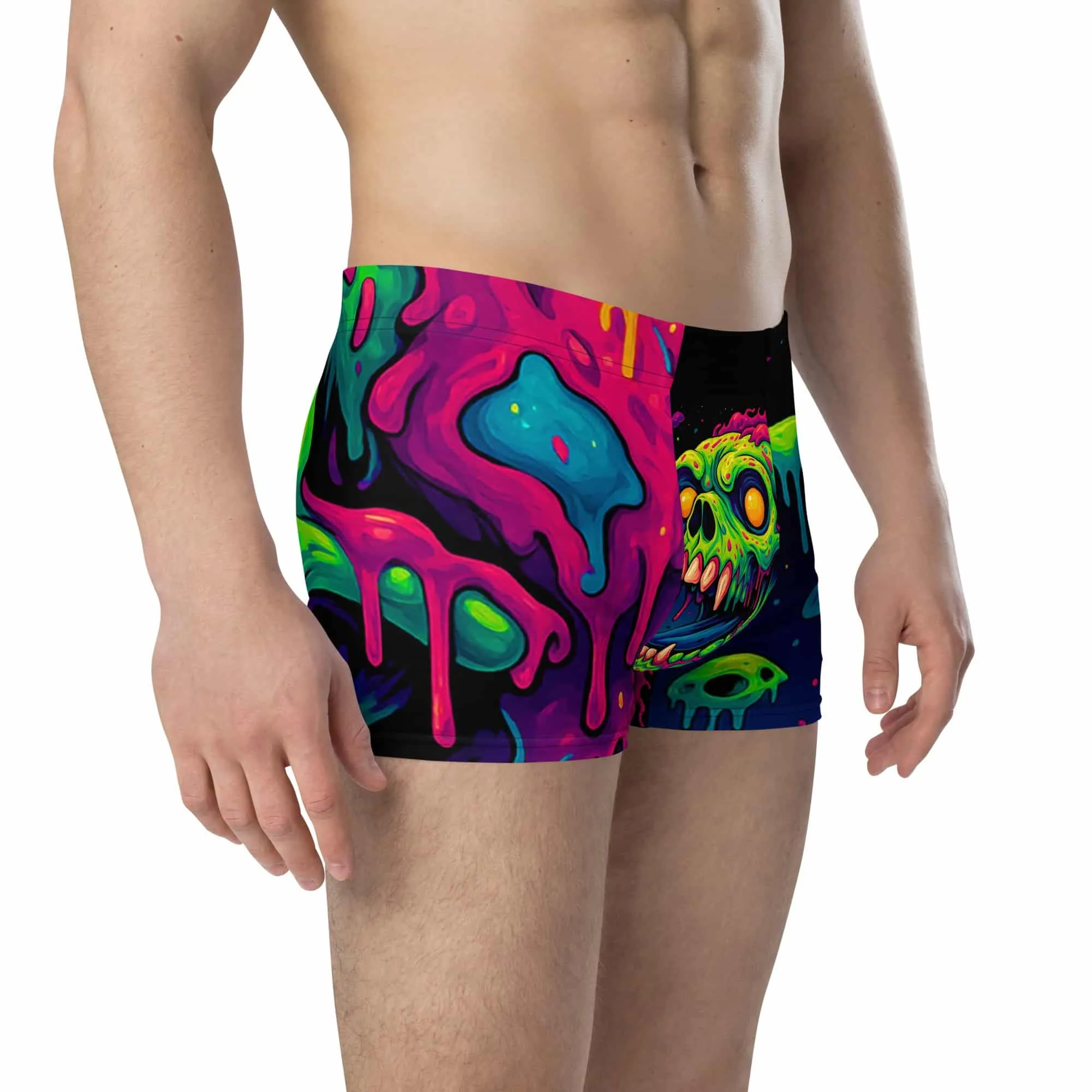 Psychedelic Skull | Herren Boxer-Briefs