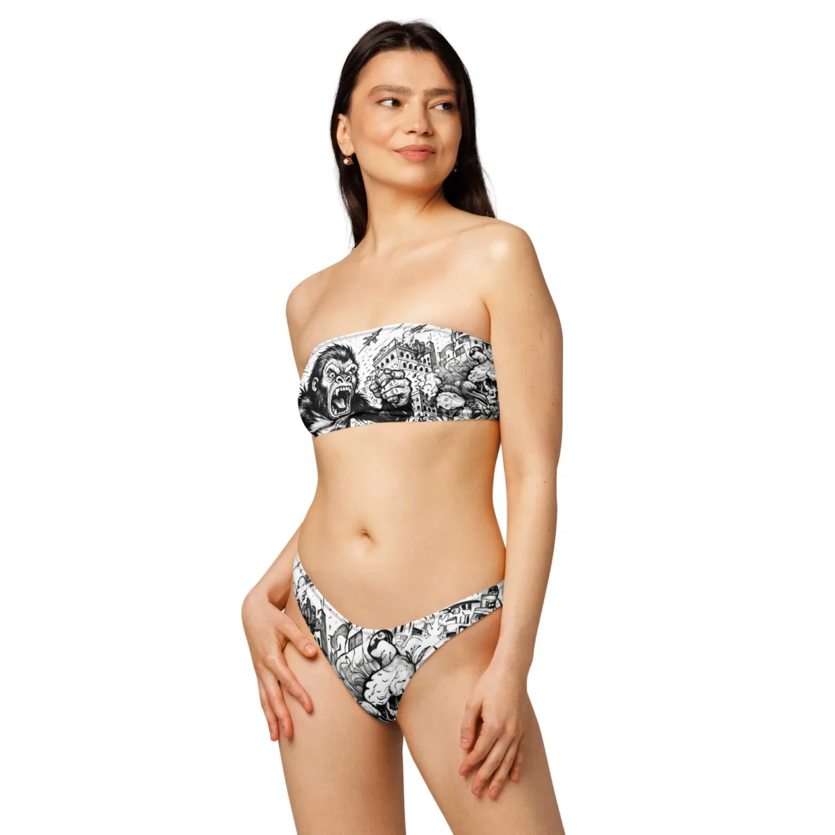 Gorilla | Bandeau-Bikini Damen