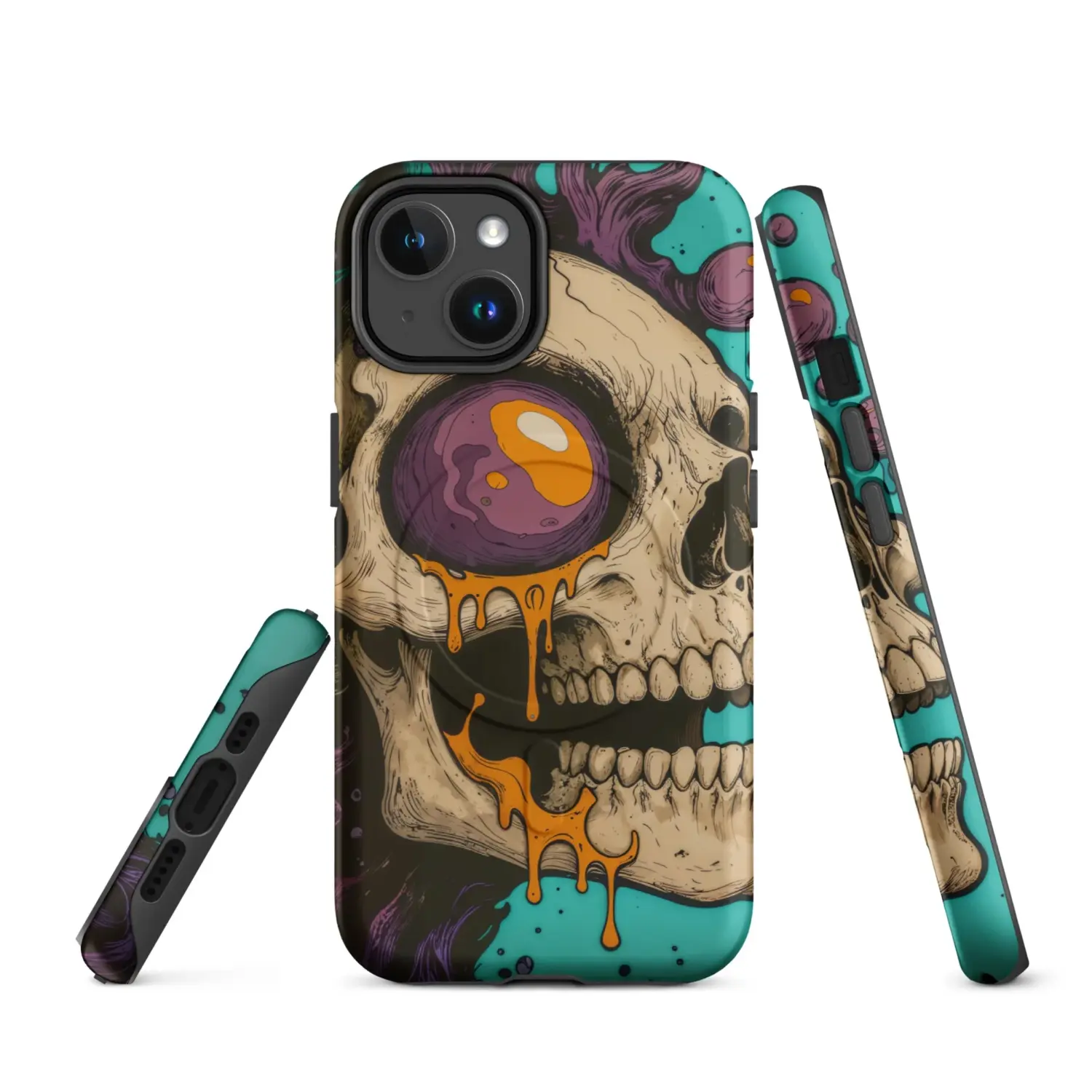 Skull Psychedelic | Hardcase iPhone®-Hülle mit MagSafe®