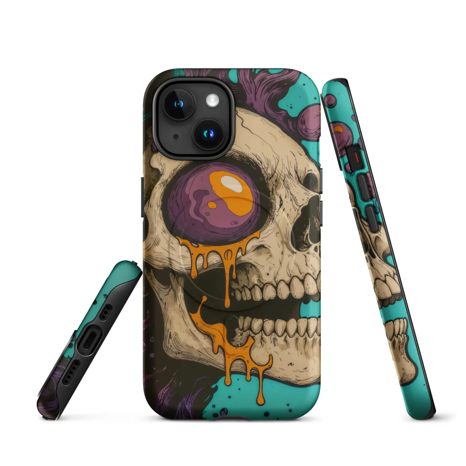 Skull Psychedelic | Hardcase iPhone®-Hülle mit MagSafe®