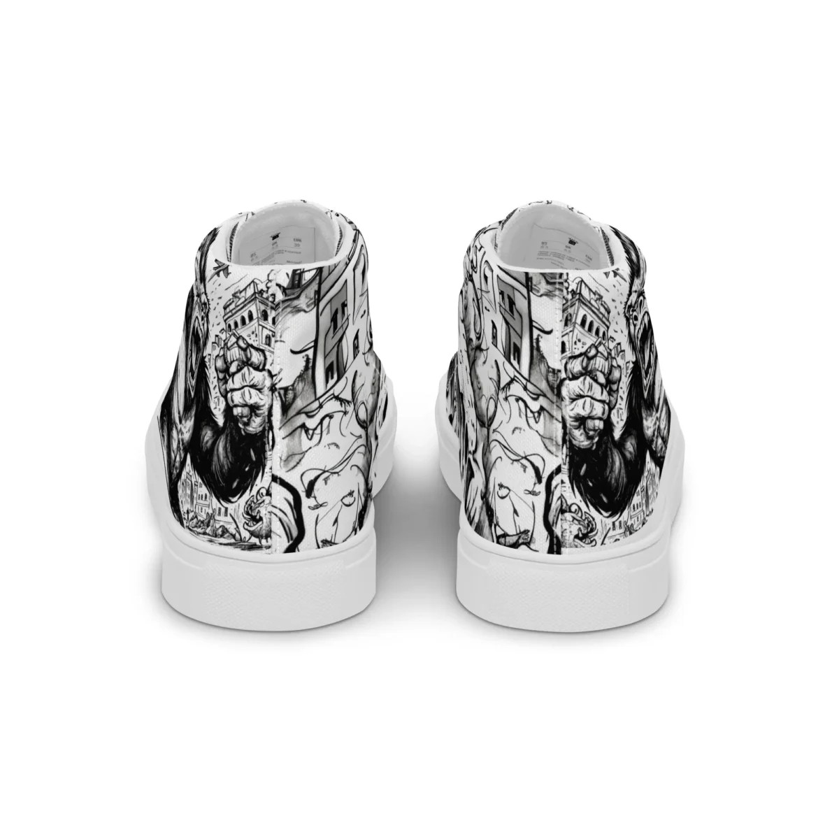 Gorilla | Canvas High-Top Sneaker Herren
