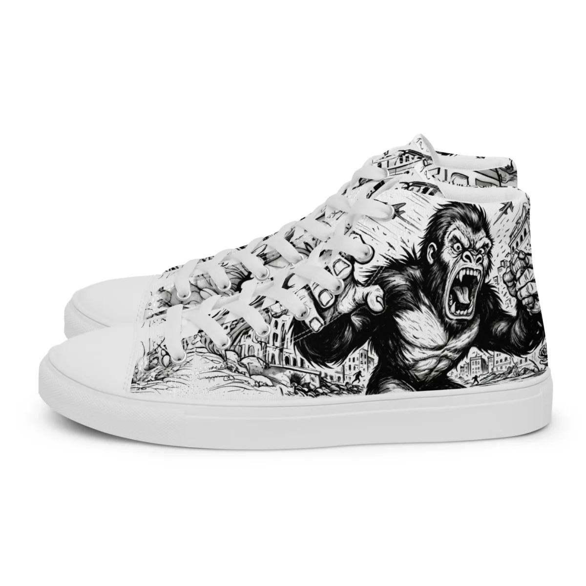 Gorilla | Canvas High-Top Sneaker Herren