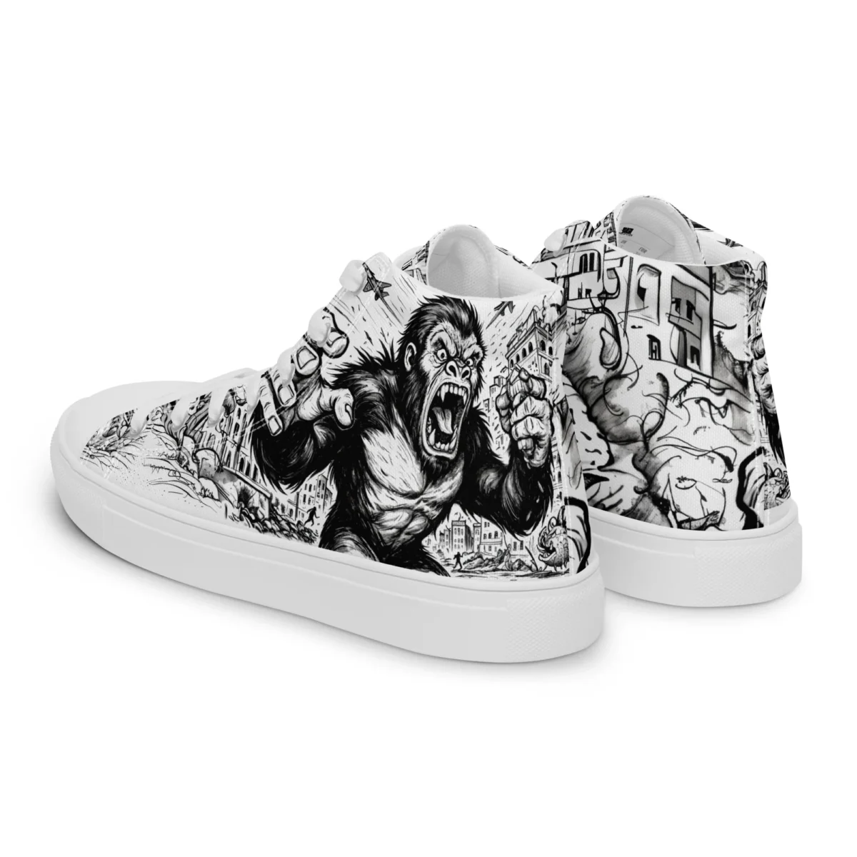 Gorilla | Canvas High-Top Sneaker Herren