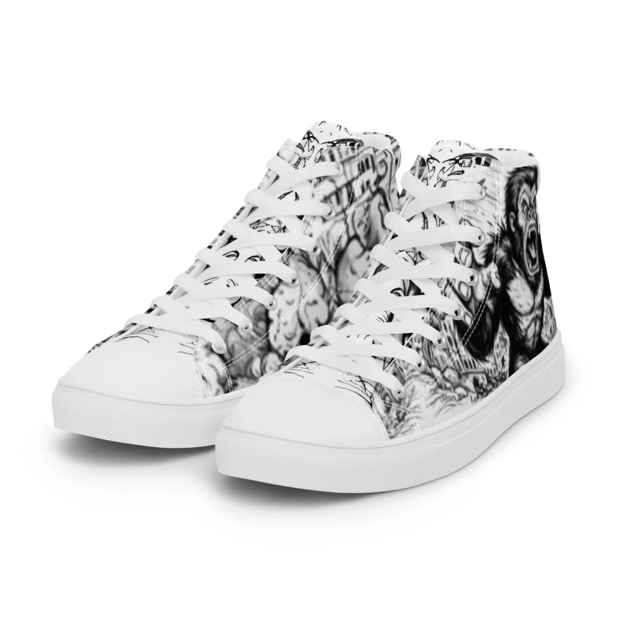 Gorilla | Canvas High-Top Sneaker Damen